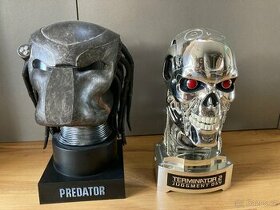 Terminator T2 & Predator head - limited edition