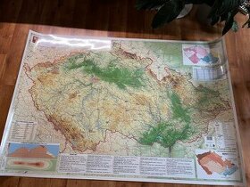 Zeměpisná mapa ČR 1:250 000