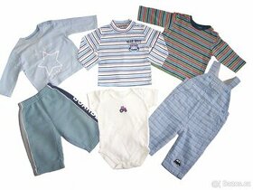 set 6ks chlapeckého oblečení vel.68 - 1