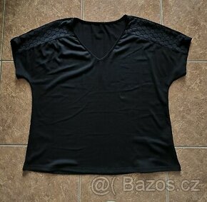 Dámské černé tričko Xl