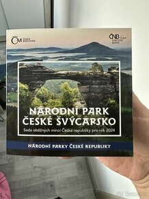 Sada oběžných mincí 2024 Národní parky - České Švýcarsko