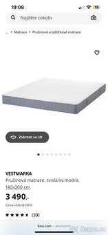 Matrace IKEA