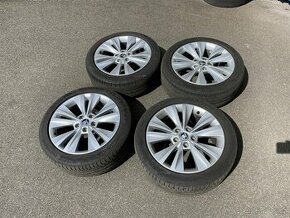 Alu kola Škoda Superb II 17” letní pneu