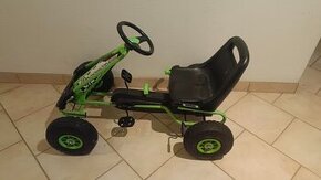 Prodám šlapací čtyřkolku Go-Kart - zelená