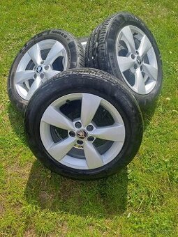 Alu kola 5x100 Škoda Rapid, Fabia III 185/60 R15