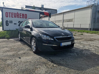 Peugeot 308 Kombi 1.2, 81kW, klimatizace, tempomat, LED