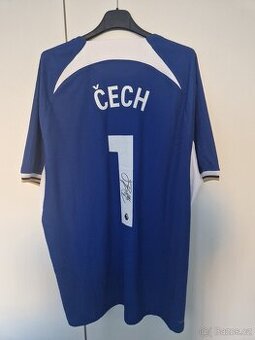 Nike Chelsea sportovní tričko XL s podpisem Petra Čecha - 1