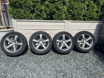 SADA ALU KOL zn. DEZENT 5x112 R16 7Jx16H2 ET48 VČ. PNEU