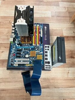 Mb+cpu + chladič dvd