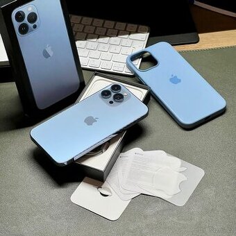 iPhone 13 Pro Max Sierra Blue 128 GB — perfektní stav