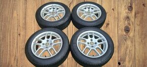 ALU 15" 4x100, ET35 se zimními pneu 195/60/15