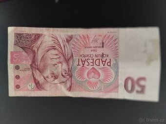 Papírová bankovka 50 - 1