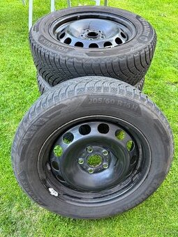Sada zimních pneu Barum Polaris 205/60 R16+ plech. disky