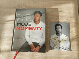 Knižka Pavel Callta moje momenty a fotka s podpisem