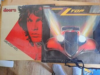 8x LP- Doors, Rolling stones, ZZ Top, Hendrix, Queen