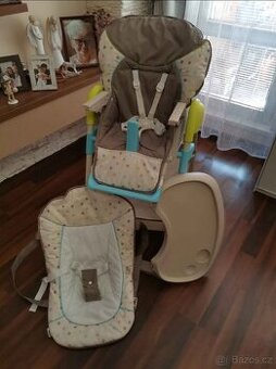 Dětská jídelní židlička Hauck 2v1