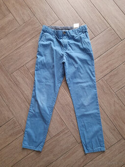 Chlapecké plátěné kalhoty vel. 140