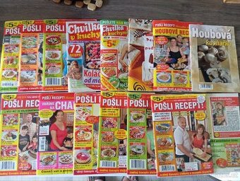 Kuchařky sešity.15 kusů