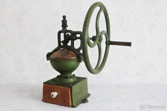 Kupecký mlýnek Leinbrock IDEAL No.2 s rumpálem, 1900