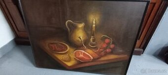 Prodám starý obraz na plátně