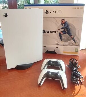 Sony PlayStation 5 CFI-1216A + 2 ovladače + krabice