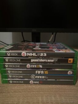 Hry na xbox one - Gta V , Nhl23 …atd