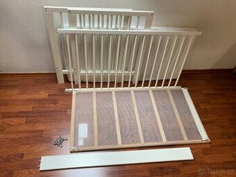 Dětská postýlka +matrace, polohovatelná, výškově stavitelná