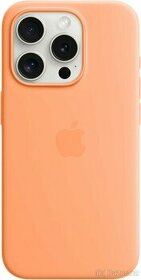 Apple iPhone 15 Pro Silicone Case w/ MagSafe - Orange Sorbet