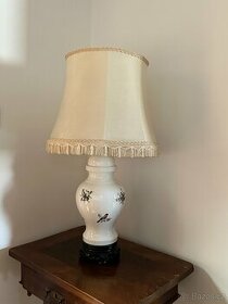 Porcelánová lampa s ptáčky