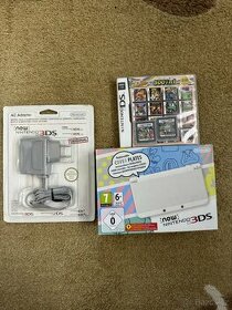 New Nintendo 3DS + adaptér + hry