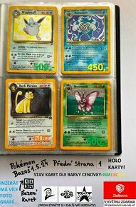 Kusové Pokémon VINTAGE karty (KARTY STARÉ PŘES 20LET)(1)