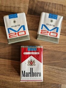 3x Retro cigarety - MARS - MARLBORO