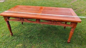 Stolek z teakového dřeva 120x55cm, výška-50cm - 1