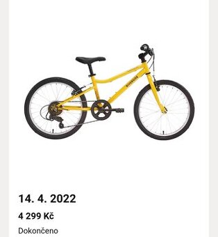 dětské kolo z decathlon 20" kola