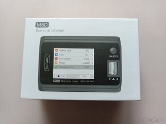 Nabíječka M6D, 500W, dual channel 250W 15A, kabely