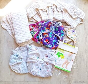 Látkové pleny, vložky a svrchní kalhotky 2-5 kg