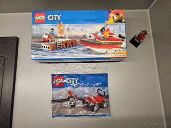 NOVÉ LEGO CITY 60213 Dock Side Fire + bonus Polybag 30361