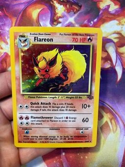 Flareon (base set HOLO jungle)