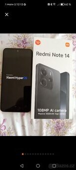 Prodám nový telefon Xiaomi Redmi Note 14