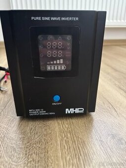 Záložní zdroj MHPower MPU-300-12, UPS, 300W, čistý sinus, 12