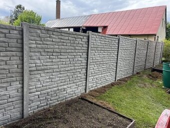 Montáže betonových plotu