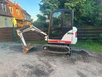 Bobcat 322 minibagr 1,6T + 3x lžíce