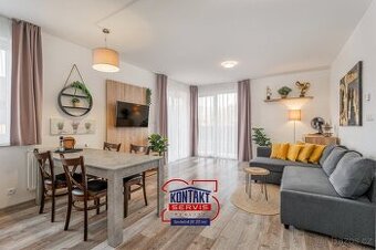 Prodej luxusního apartmánu 3+KK se saunou, terasou a zahrado