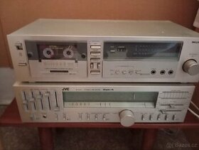 Věžový tuner, JVC a Kazetový recordér Philips, retro kousky - 1