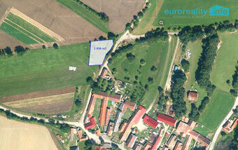Prodej, stavební pozemek, 1 434 m2, Krty - Hradec - 1
