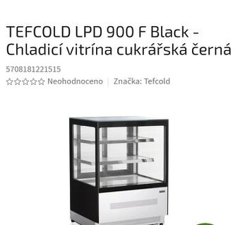 Cukrářská vitrína