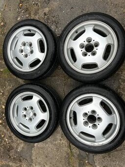 Alu kola Mercedes 5x112 + letní pneu 195/50/15