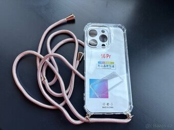iPhone 16 pro Kryt pouzdro crossbody popruh