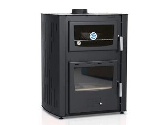 Krbová kamna s teplovodním výměníkem a troubou 25Kw - 30Kw