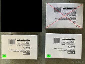 3ks Baterie AGM 12V/9Ah nová nepoužitá